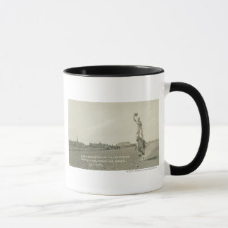 Leonard Stroud trickriding. Mugg