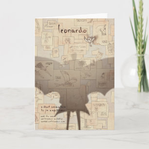 Leonardo-affischkonst av Valentin Fischer Kort