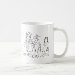 Leonardo Da Finchi Kaffemugg
