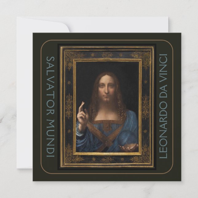 Leonardo da Vinci 1500 Salvator Mundi Hi-Def Card (Framsida)