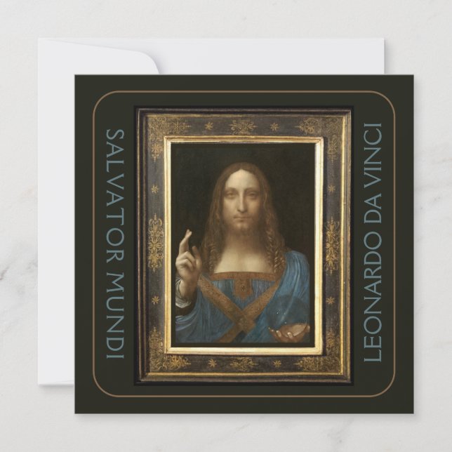 Leonardo da Vinci 1500 Salvator Mundi Hi-Def Card (Framsida)