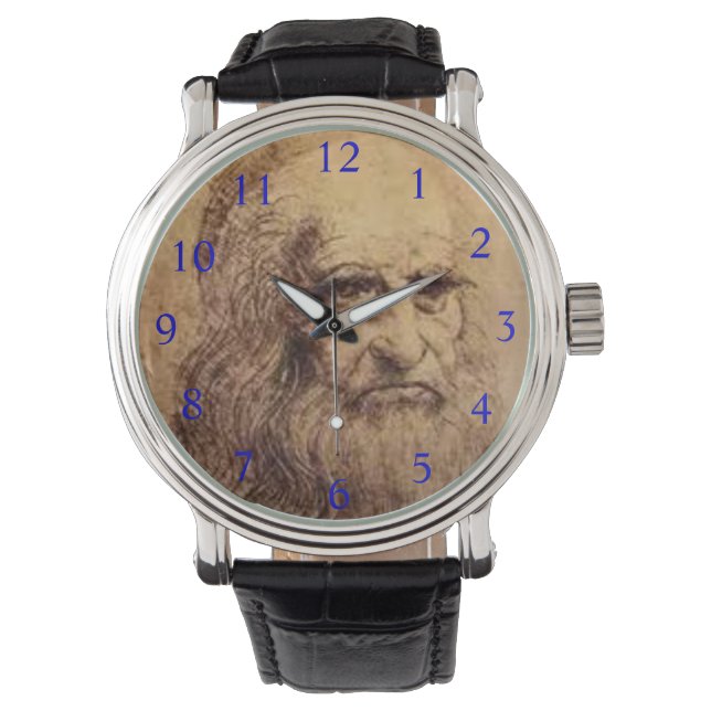 Leonardo* da Vinci Anpassningsbar Wristwatch Armbandsur (Framsida)
