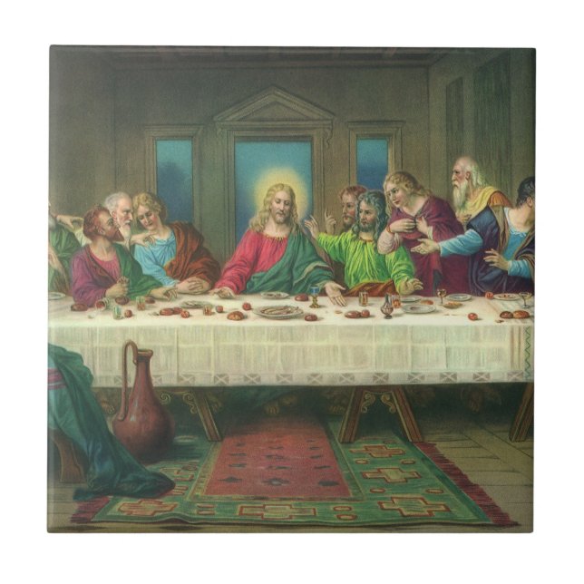 Leonardo da Vinci är den sista leverantören Kakelplatta (Framsidan)
