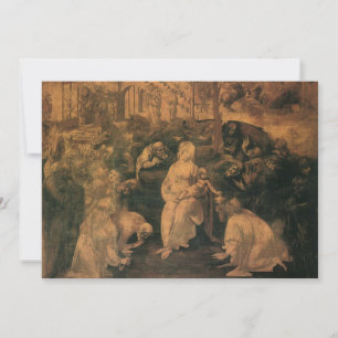 Leonardo da Vinci är "The Adoration of the Magi" Inbjudningar