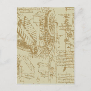 Leonardo Da Vinci Artwork Vykort