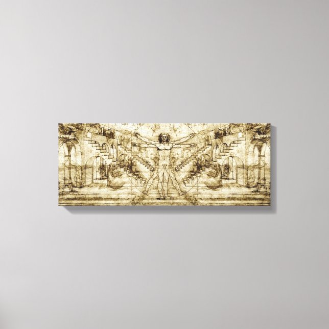 Leonardo Da Vinci Canvastryck (Framsida)