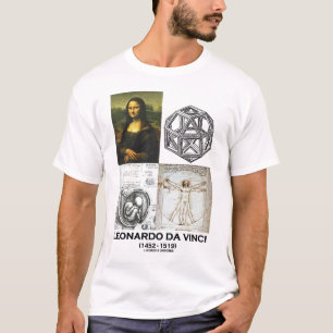 Leonardo Da Vinci Collage (samlingen av arbeten) Tee Shirt