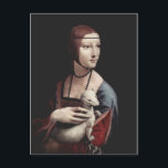 Leonardo Da Vinci - Dam med en Ermine Vykort<br><div class="desc">Leonardo Da Vinci - Dam med en Ermine</div>