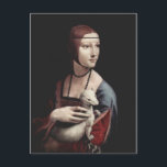 Leonardo Da Vinci - Dam med en Ermine Vykort<br><div class="desc">Leonardo Da Vinci - Dam med en Ermine</div>