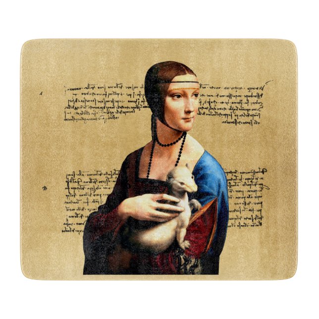 Leonardo da Vinci Dam med Ermine (Framsidan)