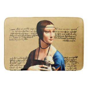 Leonardo da Vinci Dam med Ermine Badrumsmatta
