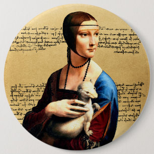 Leonardo da Vinci Dam med Ermine Knapp