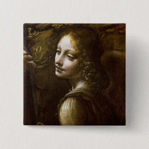 Leonardo Da Vinci - detaljer om ängeln Knapp