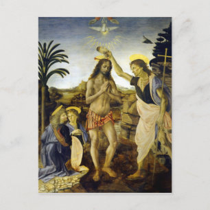 Leonardo da Vinci Dopet av Kristus Vykort