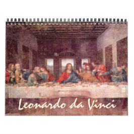 Leonardo da Vinci Fine Art och Sketches Kalender