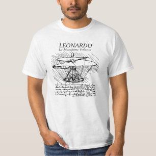 Leonardo Da Vinci flygmaskin! Flyg av Ge Tröja