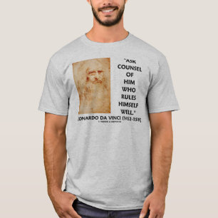 Leonardo Da Vinci frågar advokat som härskar T Shirt