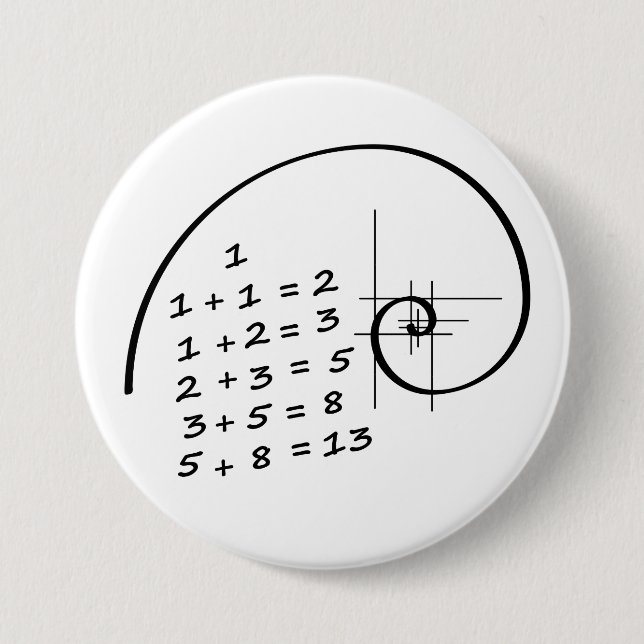 Leonardo da Vinci. Golden Ratio. De gulden smyger. Knapp (Framsida)