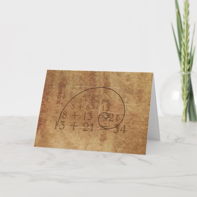 Leonardo da Vinci. Golden Ratio. De gulden snede Helgkort (Framsida)