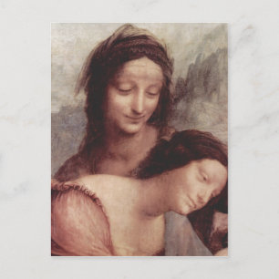 Leonardo da Vinci Hl. Anna selbdritt, Szene: Hl. A Vykort