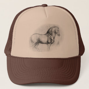 Leonardo Da Vinci Horse Cap Truckerkeps
