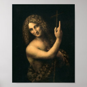 Leonardo Da Vinci - John The Baptist Poster