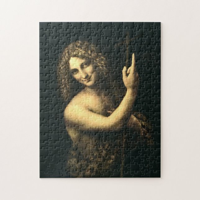 Leonardo Da Vinci - John The Baptist Pussel (Vertikal)