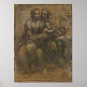 Leonardo Da Vinci konstaffisch Poster