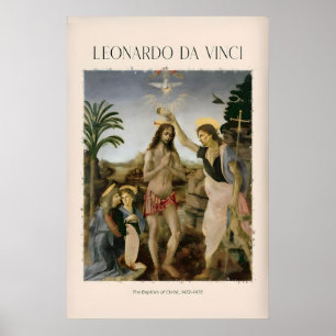 Leonardo da Vinci konsttryck Dopet av Poster
