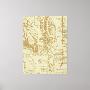 Leonardo Da Vinci konstverk Canvastryck