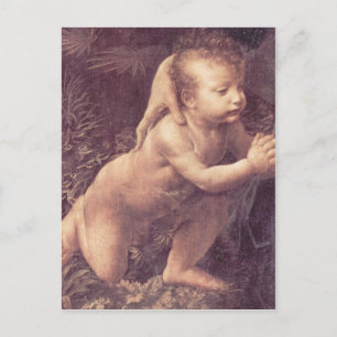 Leonardo da Vinci Madonna in der Felsengrotte, Sze Vykort