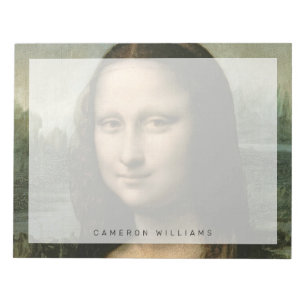 Leonardo da Vinci Mona Lisa, c.1503-6 Anteckningsblock