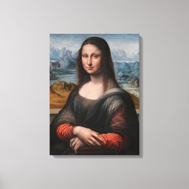 Leonardo da Vinci | Mona Lisa Canvastryck (Framsida)