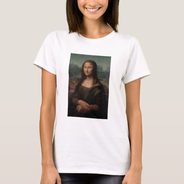 Leonardo da Vinci Mona Lisa Classic T Shirt (Framsida)