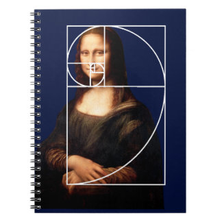 Leonardo da Vinci Mona Lisa Fibonacci Sequence Anteckningsbok