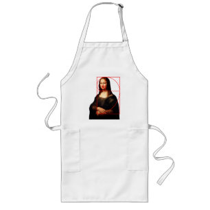 Leonardo da Vinci Mona Lisa Fibonacci Sequence Långt Förkläde