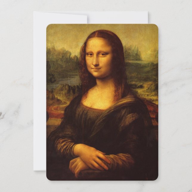Leonardo Da Vinci Mona Lisa Fine Art Painting (Framsida)