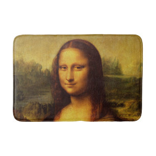 Leonardo Da Vinci Mona Lisa Fine Art Painting Badrumsmatta
