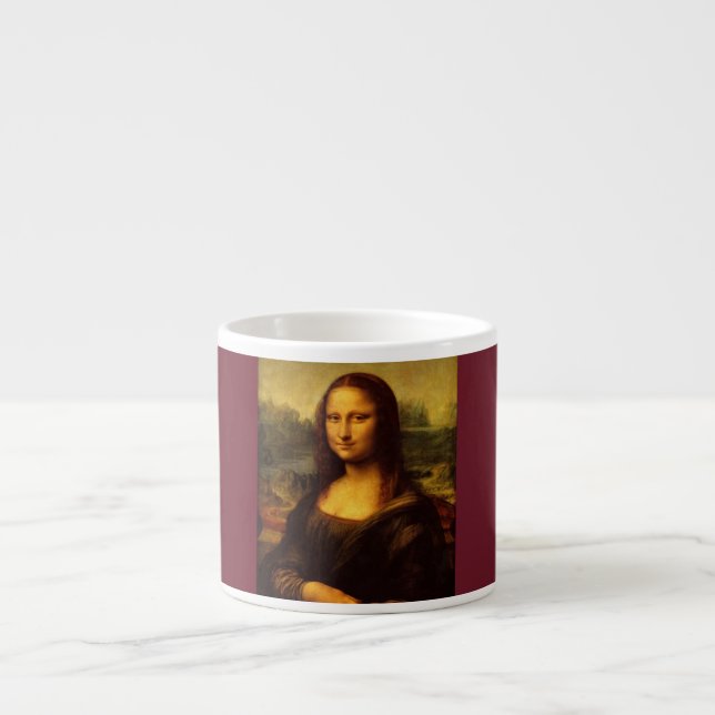 Leonardo Da Vinci Mona Lisa Fine Art Painting Espressomugg (Framsidan)