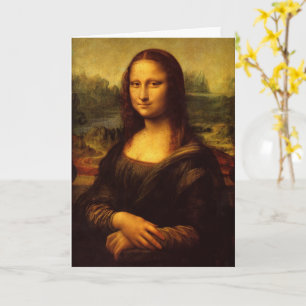Leonardo Da Vinci Mona Lisa Fine Art Painting Kort