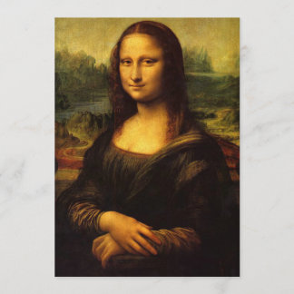 Leonardo da Vinci | Mona Lisa Inbjudningar