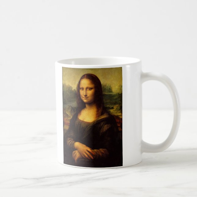 Leonardo Da Vinci - Mona Lisa Kaffemugg (Höger)