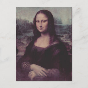 Leonardo da Vinci Mona Lisa (La Giaconda) Mona Lis Vykort