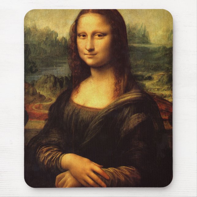 LEONARDO DA VINCI - Mona Lisa, La Gioconda 1503 Musmatta (Framsidan)