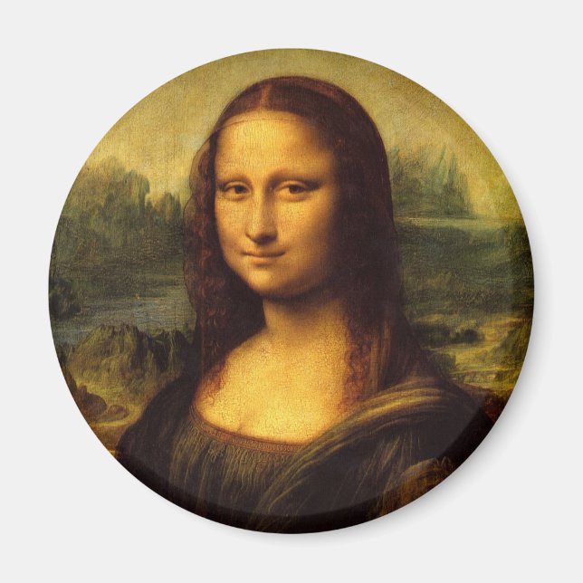 Leonardo Da Vinci Mona Lisa Magnet (Framsidan)
