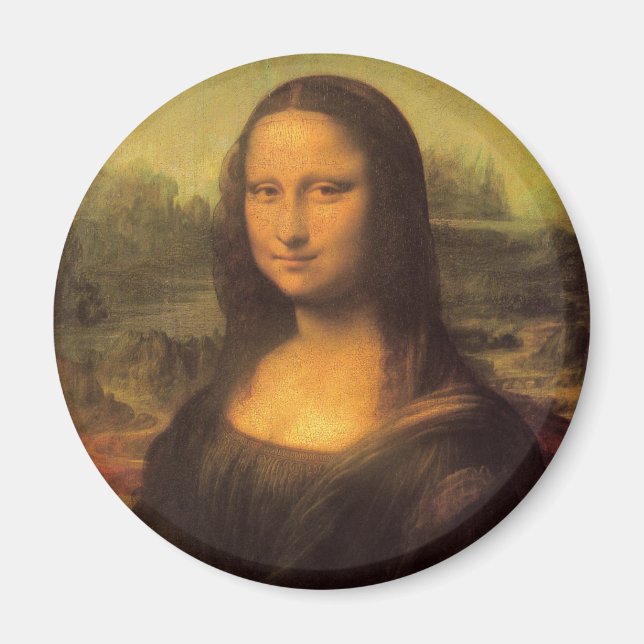 Leonardo Da Vinci' Mona Lisa Magnet (Framsidan)