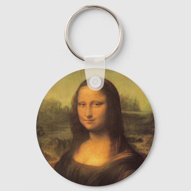 Leonardo Da Vinci' Mona Lisa Nyckelring (Framsida)