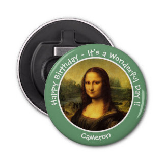 Leonardo da Vinci Mona Lisa Party Collection Flasköppnare