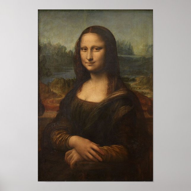 Leonardo da Vinci Mona Lisa Poster (Framsidan)