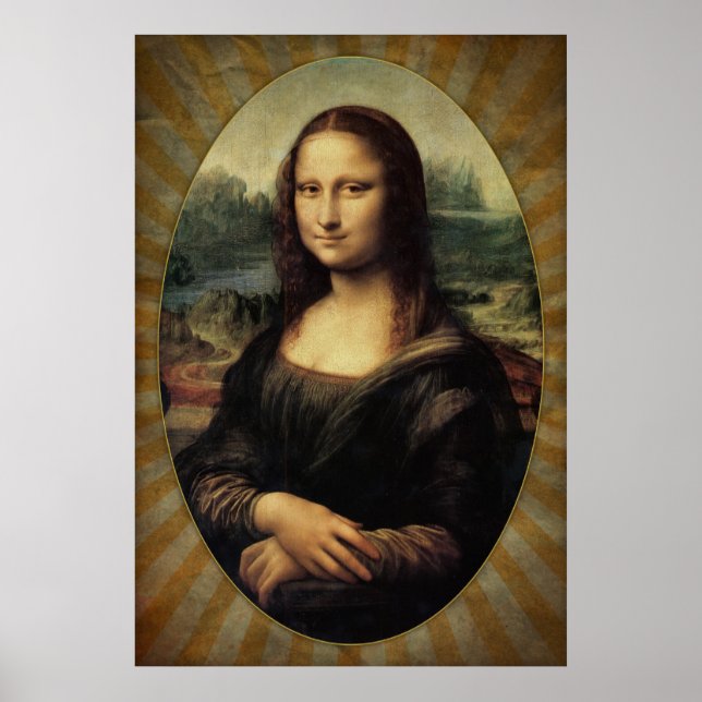 Leonardo da Vinci - Mona Lisa Poster (Framsidan)